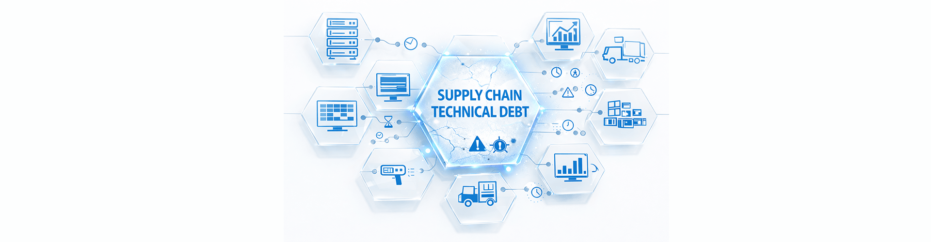 Legacy supply chain software limiting real-time visibility and slowing business decision making due to technical debt
